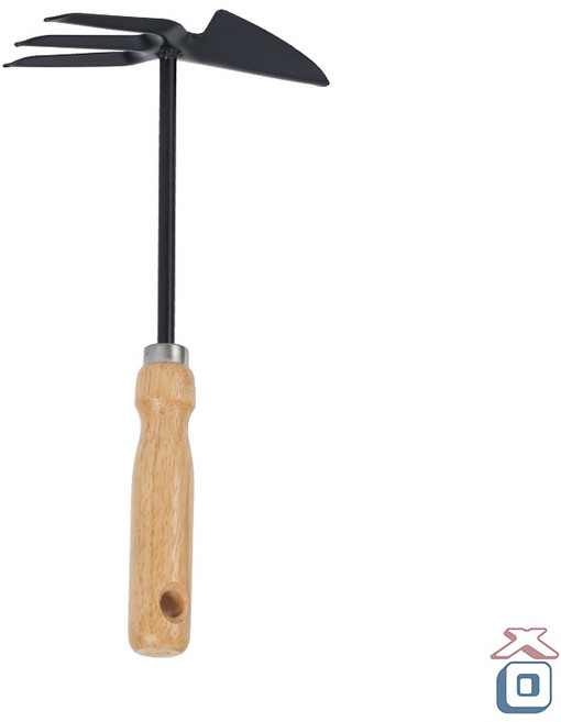 木柄兩用鋤頭 三爪 鋤頭, 1個