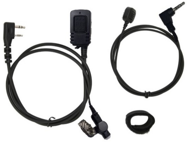 핑거PTT 핸즈프리 무전기 이어폰 캔우드 타입, 1개