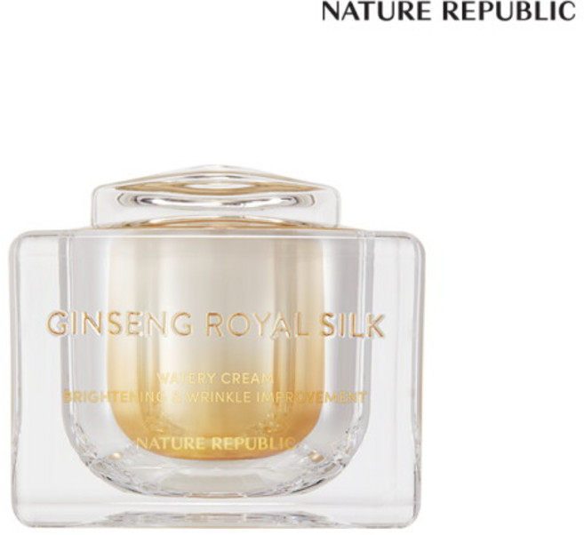 [네이처리퍼블릭] 진생 로얄 실크 워터리 크림 + 토너/에멀전 증정, 1개, 60ml