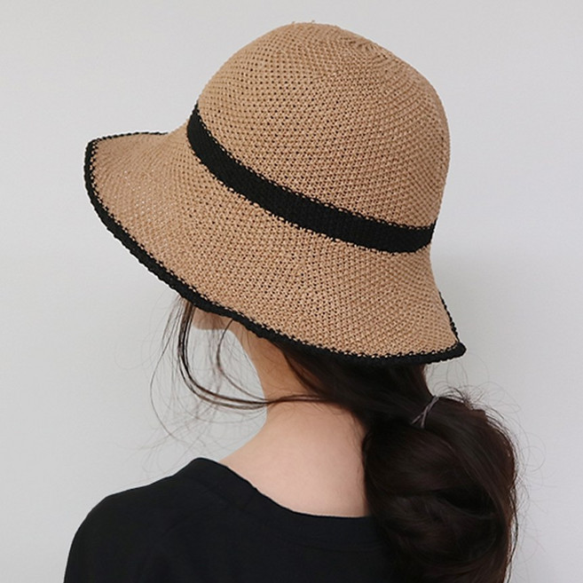 이코마켓 여름 벙거지 모자 버킷햇 승마 여자 밀짚모자 지사 라피아햇 여성모자 여성벙거지모자 바캉스 휴가 여름모자
