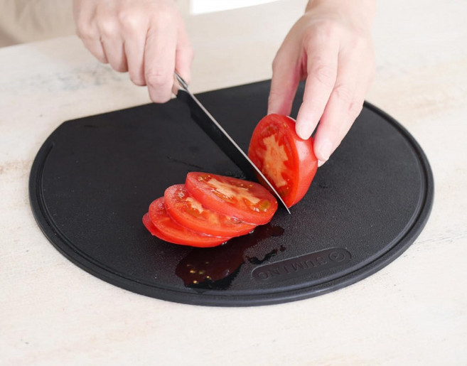 이하라 기한 스미노 SUMINO 흠집이 잘 생기지 않는 항균 소프트 도마, 1개, 34cm