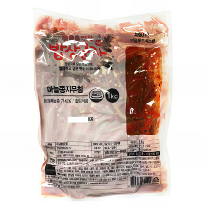 이음 마늘쫑무침(고추장), 1kg, 1개