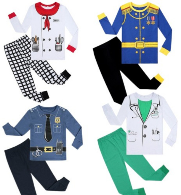 플레이롤 역할놀이 실내복 코스튬 상하복 세트 왕자 요리사 경찰 의사 어린이 아동 유아 남아 여아 코스프레 직업의상 상하세트