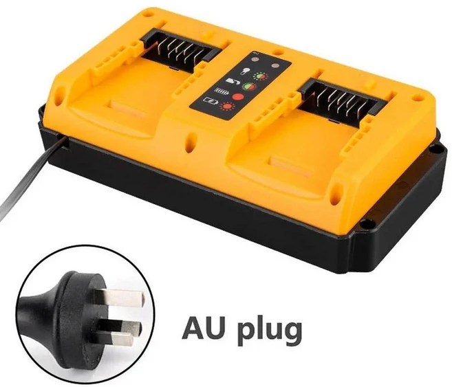 Dewalt 배터리 충전기용 고속 충전기 10.8V 12V 20V 60V 리튬 배터리 4포트 3A 320W DCB105 DCB118 DCB112, 03 AU Plug, 01 China Mainland