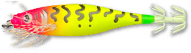 쎈피싱 스매쉬 야광바늘 이카엣지 에기 수평 쭈꾸미 갑오징어 문어 한치 쪼꼬미, A02 55mm핑크옐로우, 1개