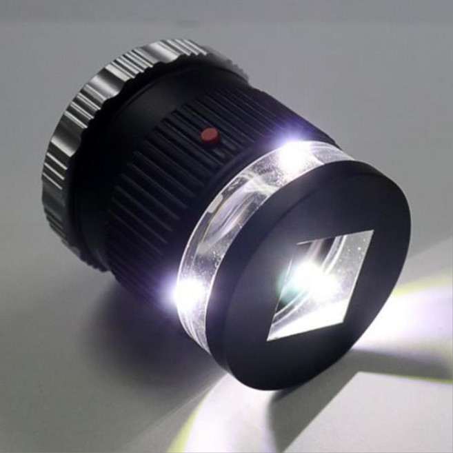 초점조절식 LED 확대경 루페 30배율 사각루페 측정용