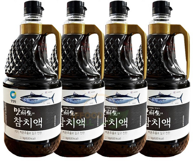 청정원 맛선생 참치액, 2.1kg, 4개