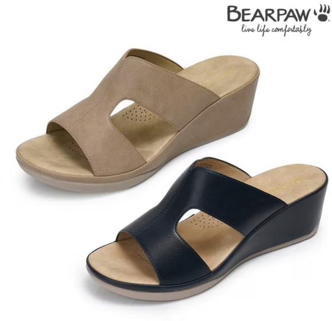 베어파우 DANIKA 여성 쿠션 키높이 슬리퍼 2종 택1K2812RBW 2959797