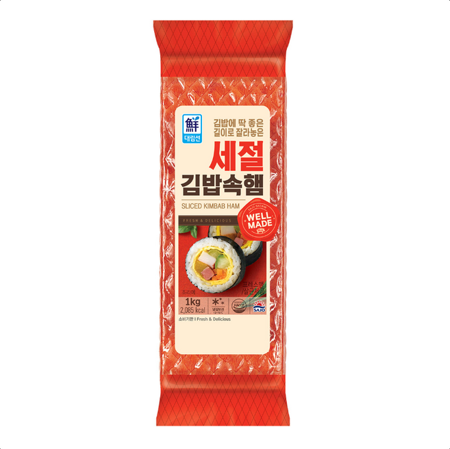 대림선 세절김밥속햄 1kg * 6개