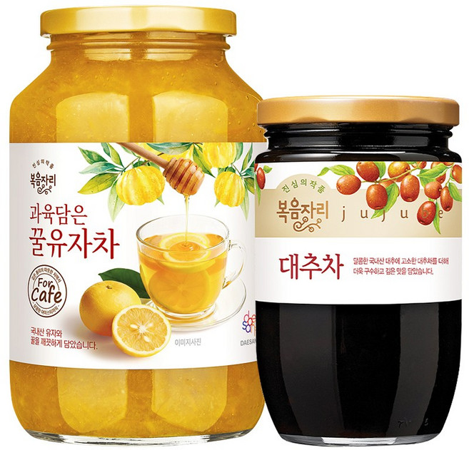 복음자리 유자차 1kg *대추차 460g