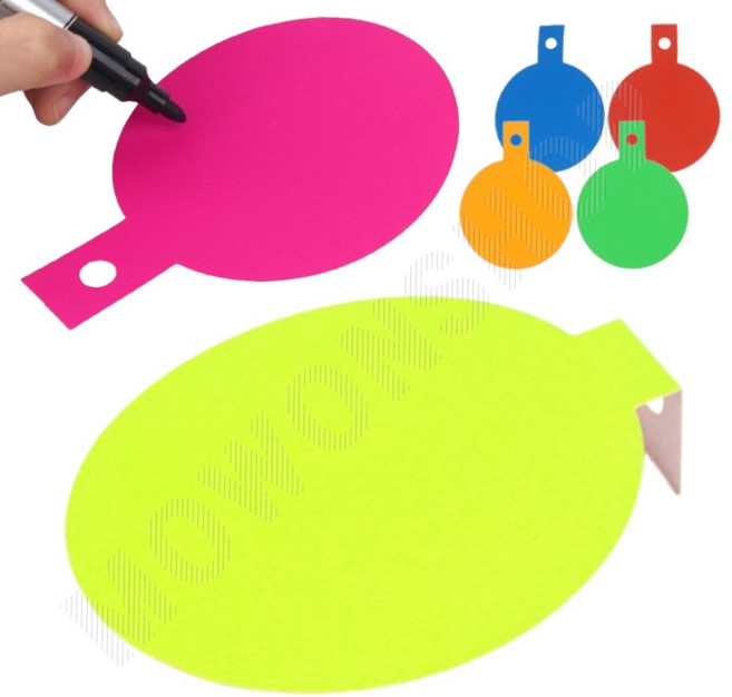 매대 POP 가격표 편의점 진열대 매장 마트 가격판 종이 가격표시대 미니가격표 옷가게소품, 4.(그린)