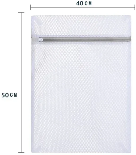 1-10개입 화이트 내구성 있는 벌집형 메쉬 세탁망 섬세한 옷감용 있고 재사용 가능한, 03 2Pcs, 02 40X50cm