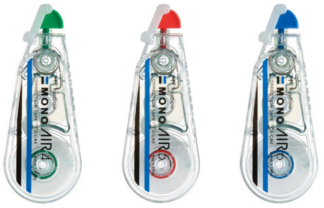 톰보우 모노 에어 수정테이프, 2개, CT-CA6투명블루