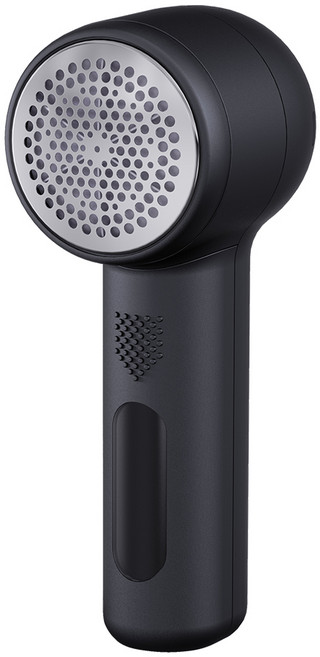 SILUNA 프로 6중날 보풀제거기 대용량 휴대용 충전식 + 추가날, 블랙