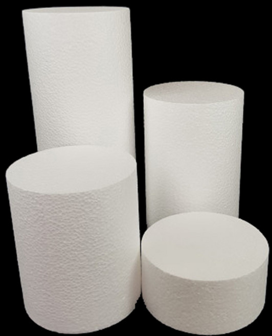 원기둥 원통 스티로폼 돌상 백일상 꾸미기 지름 12cm