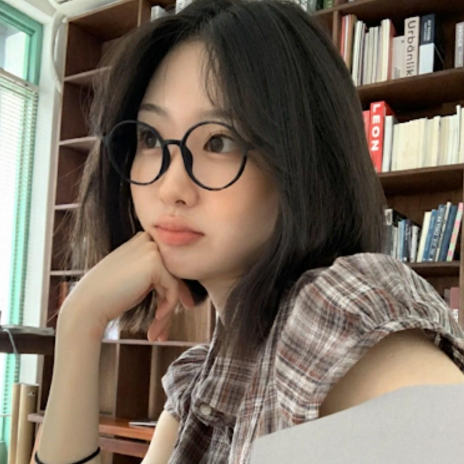 블루씨티 초경량 코이 빈티지 동글 무광 유광 뿔테 안경