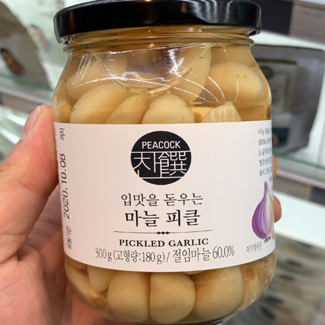 피코크 마늘 피클, 300g, 1개