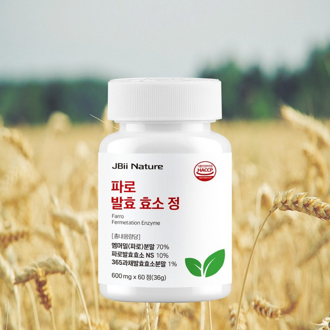 [파로효소] 제이비네이쳐 파로 발효 효소 정, 3개, 60정