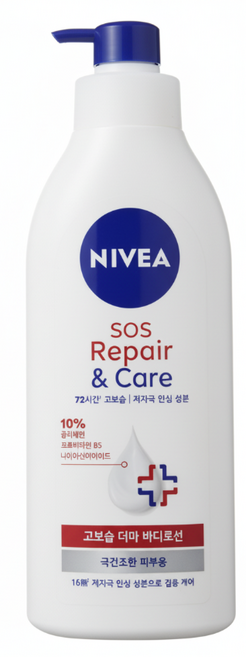 니베아 SOS 케어 바디로션, 400ml, 1개