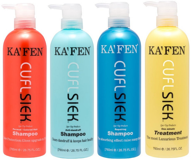 KAFEN CUFLSIEK 還原酸蛋白洗髮精 760ml, 1個, 深藍色-還原系列保濕滋潤洗髮精760ml