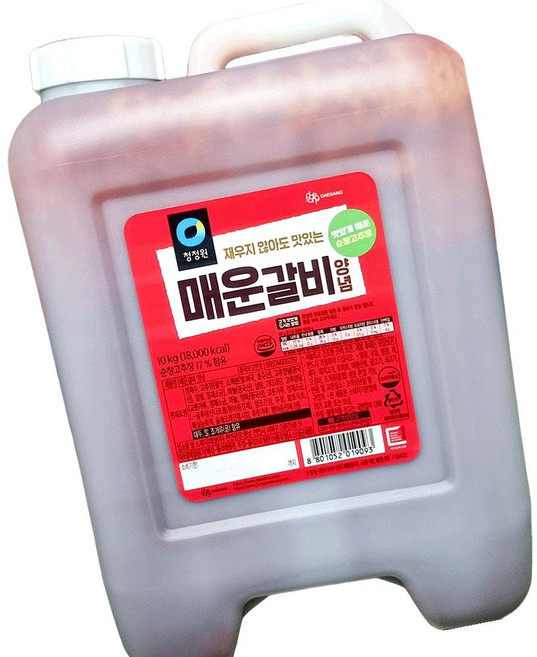 청정원 매운 갈비 양념 10kg 구이양념, 1개