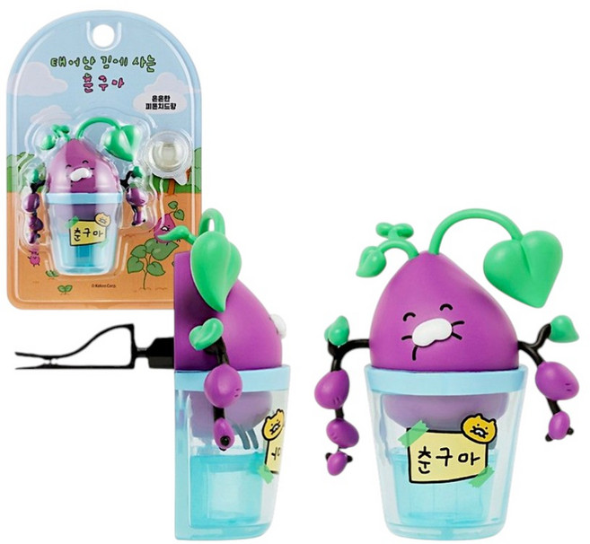 춘식이 차량용방향제 춘고구마 송풍구 자동차 방향제 피톤치드향, 춘고구마 피톤치드향, 1개
