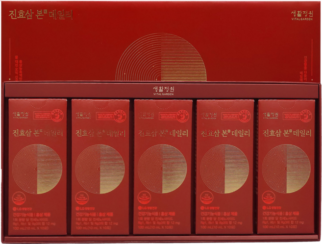 생활정원 진효삼 본 데일리 활력 에디션 50일분 세트, 1박스, 500ml