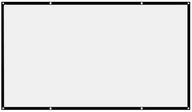 홈오피스 프로젝터 커튼 60 72 84 100 인치 169 KTV 디스플레이 화면 가정용 침실, 02 120 인치, 01 빠른