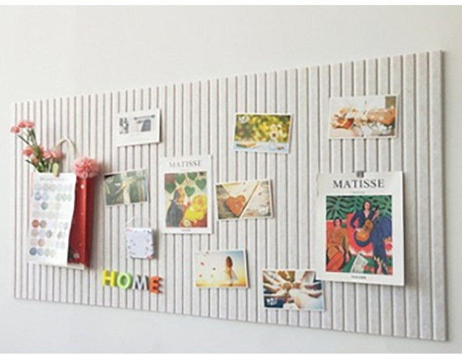 데일리담 무타공 부착식 펠트 게시판 알림판 메모판 120x60 120x80, 1개