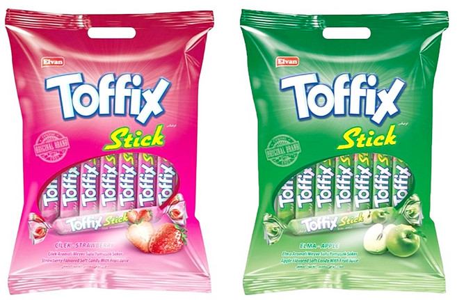 토픽스스틱 딸기맛 x 사과맛 혼합세트, 2개, 70g