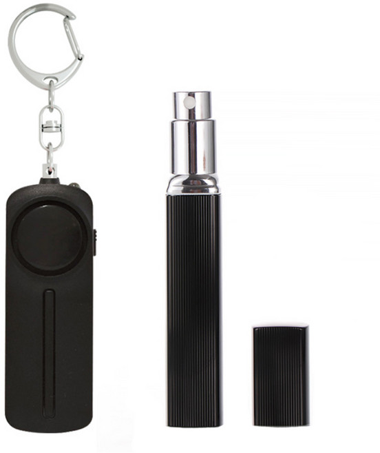 쉴트 휴대용 호신용품 세트, 블랙&블랙, 1개