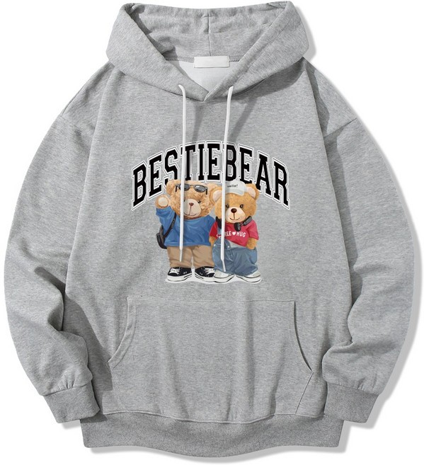 일루소 스탠다드 기모 베스티 베어 후드티