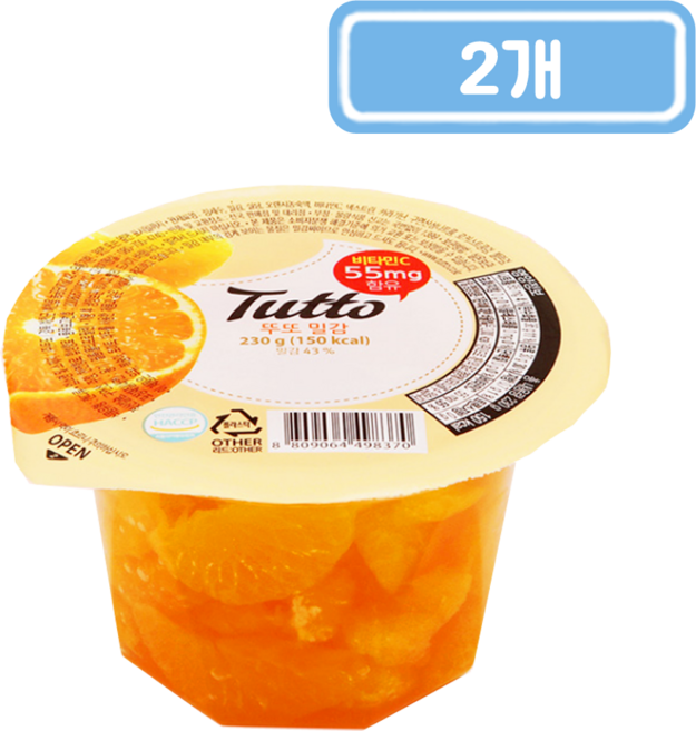 뚜또 밀감 230g, 2개