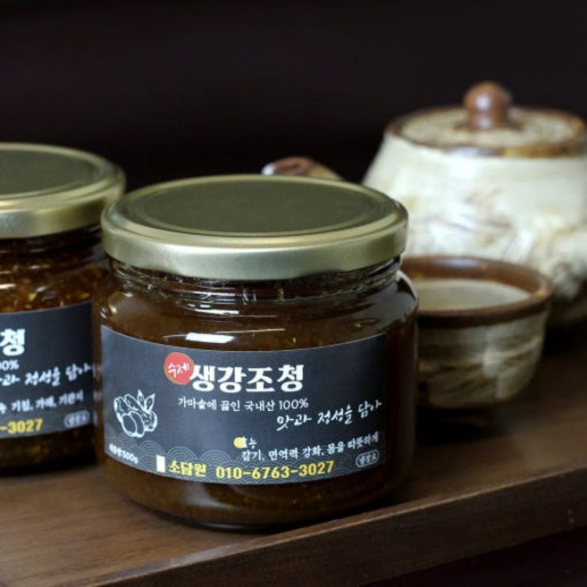 100% 국내산 생강조청 [원산지:국산(경상북도 청송군)], 500g, 1개