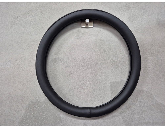 투톤 실리콘 자동차핸들커버, 블랙