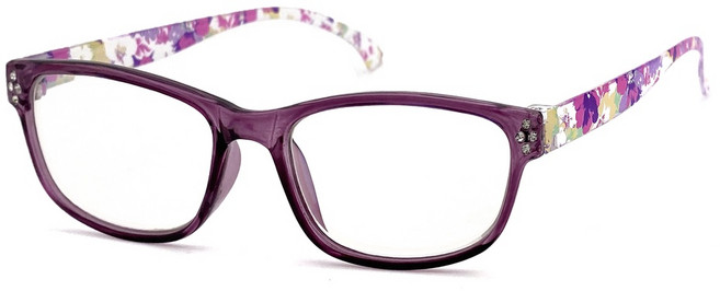 MIT抗紫外線濾藍光老花眼鏡 日本風晶鑽花色 高硬度耐磨鏡片 配戴無暈眩感