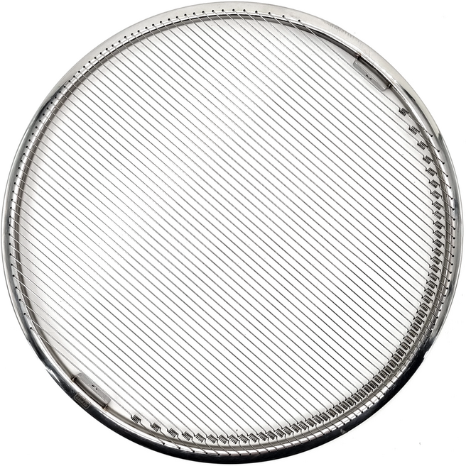 실석쇠 스텐 실실이 피아노줄 숯불 원형 그릴, 1개, 안타 원형295mm