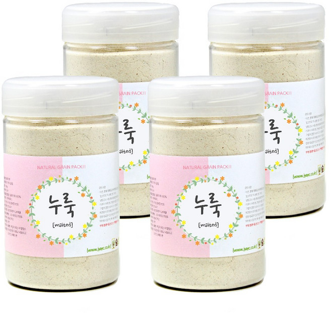 천연팩 누룩가루 통포장 숲으로허브 곡물팩 누룩팩, 4개, 1개입