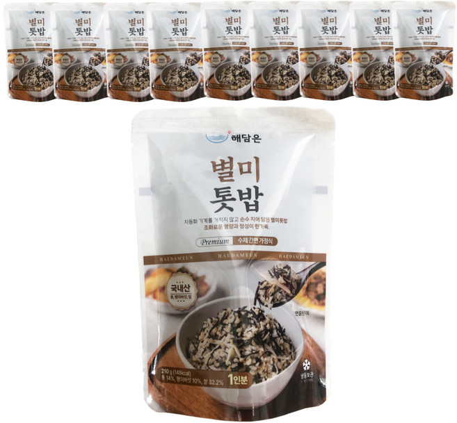 [해담은] 별미톳밥 210g, 10개