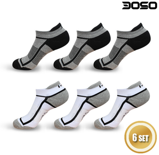 남성골프양말 이중바닥쿠션 봄 여름 남자 스포츠 단목양말/스니커즈/6종세트