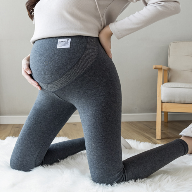 바이해랑 임산부 레깅스 9부 면스판 빅사이즈 임부복