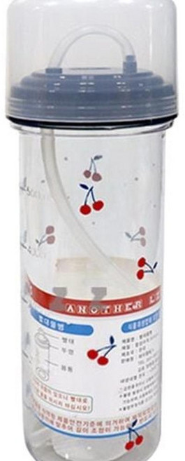 실리콘 빨대물병 체리 650ml 운동물병 병원물병 휴대용물통 외출용품 빨대물통 nda-47192, 1개, 1ml