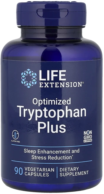Life Extension 옵티마이즈드 트립토판 플러스 베지 캡슐 90정, LifeExtension옵티마이즈드트립토판플러, 1개 - 쿠팡