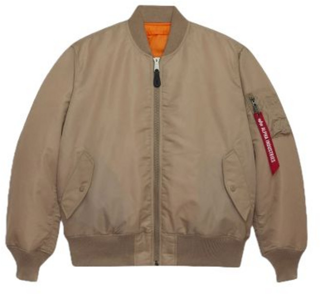 알파인더스트리 ALPHA INDUSTRIES MA-1 플라이트 자켓 빈티지 카키 매장정품 234795