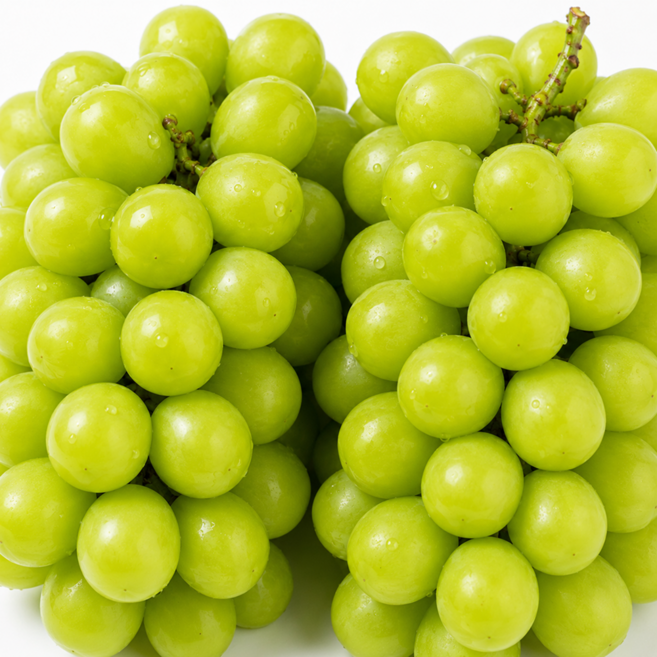 [해외수출용] 초고당도 당도보장 아삭달콤 초신선 샤인머스켓, 1박스, 2kg (4-5수)