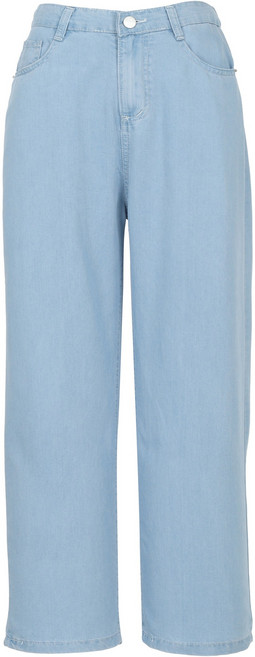 김영주골프 여름 내추럴 부드러운 텐셀 가벼운 여성 와이드 청바지 KPMLJN65