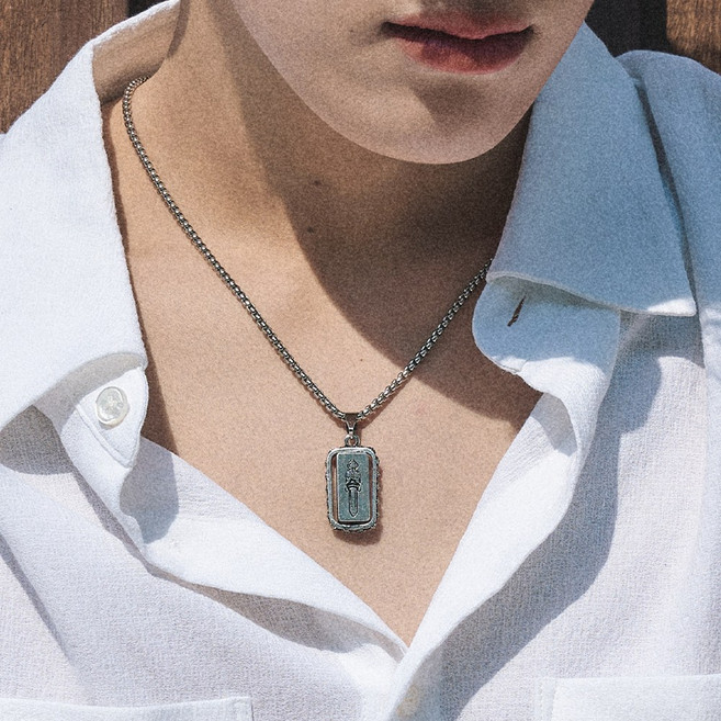 세인트스코트 STJ-SN2011 본사 정품 턴어라운드 십자가 목걸이