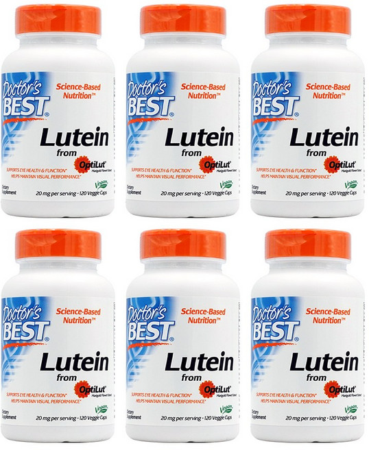 닥터스베스트 루테인 20mg 베지 캡, 120정, 6개