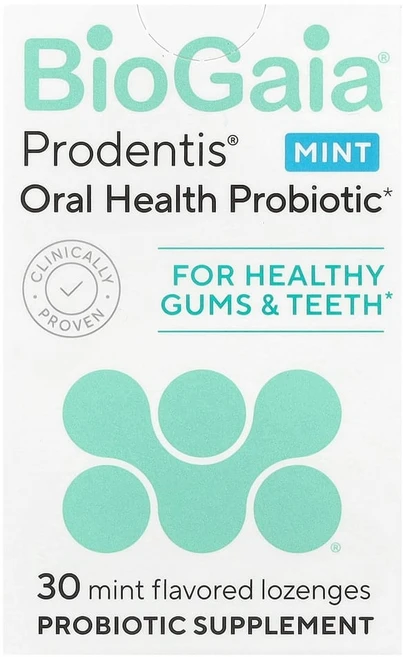 바이오가이아 Prodentis 민트 프로바이오틱 사탕 정제 30정, 1개 - 쿠팡