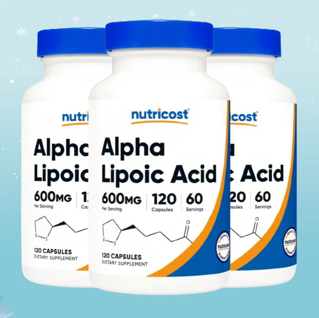 뉴트리코스트 알파리포산 Alpha Lipoic Acid 알파리포산600, 120정, 3개 - 쿠팡